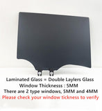 5MM Thickness Laminated Privacy Passenger Right Side Rear Door Window Door Glass Compatible with Jeep Grand Cherokee L 2021-2024 Models