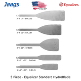5 Pc Equalizer HydroBlade Windshield Urethane Cutting Removal Blade with dimples - JAAGS