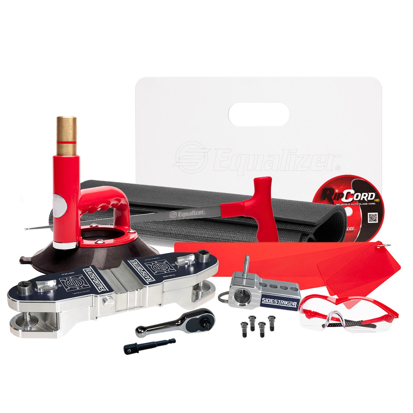 Equalizer Professional Glass Removal Kits With Milwaukee Caulking Gun - Kit Designed by the 40 + Experienced Auto Glass Technicians