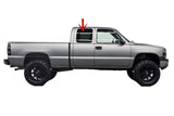 Privacy Movable Driver Left Side Rear Quarter Window Quarter Glass With Frame & Latch Compatible with GMC Sierra/Chevrolet Silverado 1999-2006 2 Door Extended Cab Pickup Models