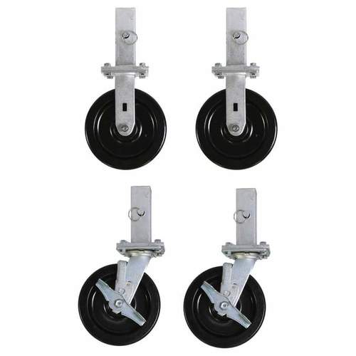 Groves DWCK-8 Replacement Caster Kit For Drywall Cart, Glass Handling Dollies, Rolling Racks and Manipulators