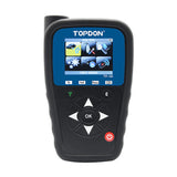 Topdon TP48 TPMS Diagnostic Tool OBDII capabilities, OBDII relearning procedures, and Sync ID