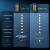 Topdon TOPSCAN pocket-sized tool OBD2 port and begin diagnosing through the tool's app supports 70+ different vehicle