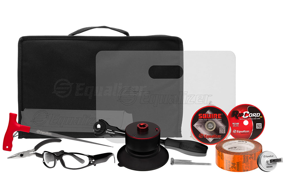 Equalizer Raptor Deluxe Kit F22KIT Equalizer wire cut out auto glass removal device,  Windshield Removal tool, Autoglass removal device - JAAGS
