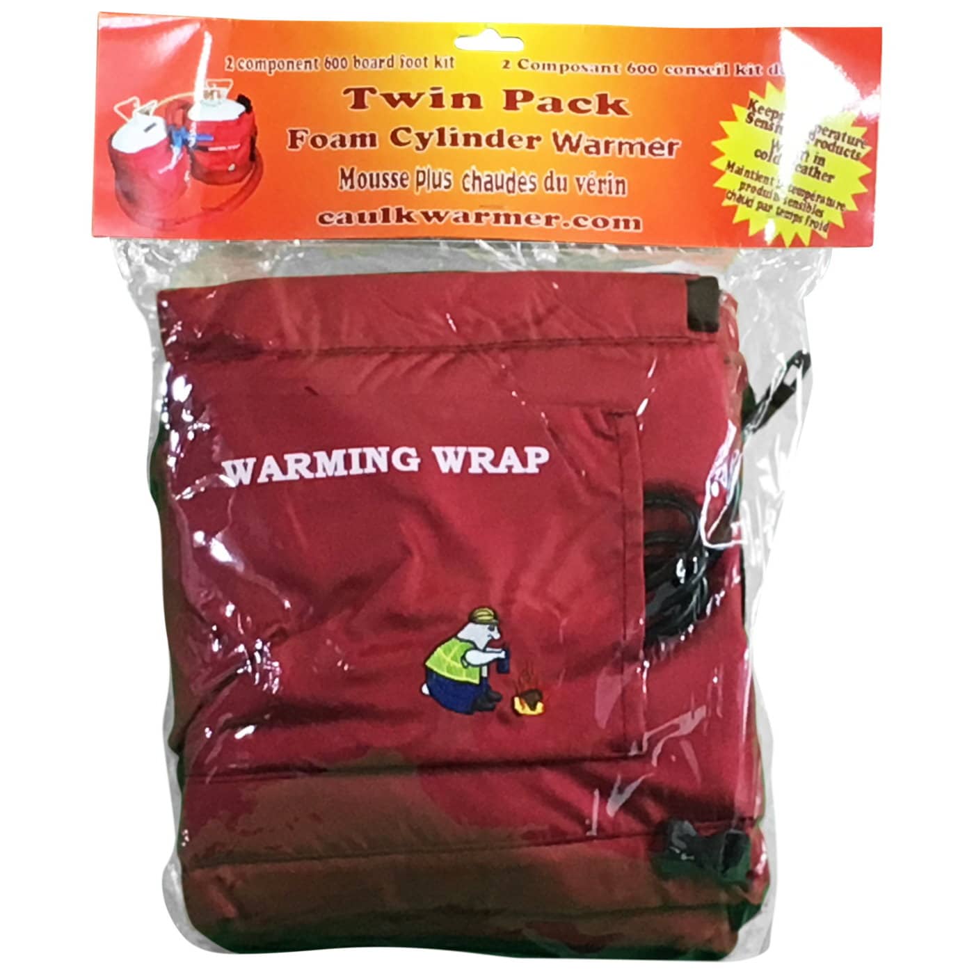 Warming Wrap 600 Board Foot Twin Foam Cylinder Heater Wraps for AB Units - JAAGS