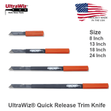 UltraWiz® Quick Release Long Knives, Windshield removal tool 4400