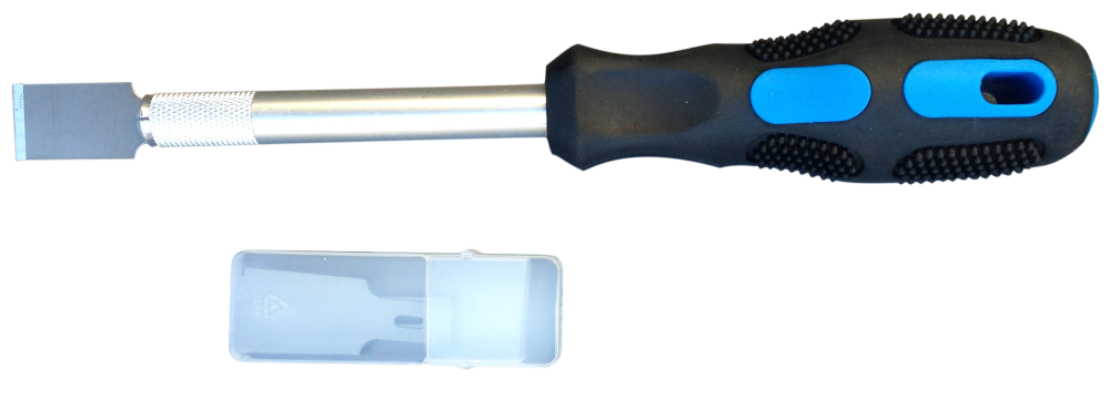 WRD B16 Urethane Scraper Tools, 12mm & 17mm Stingray Blades, Japaneese Steel - JAAGS